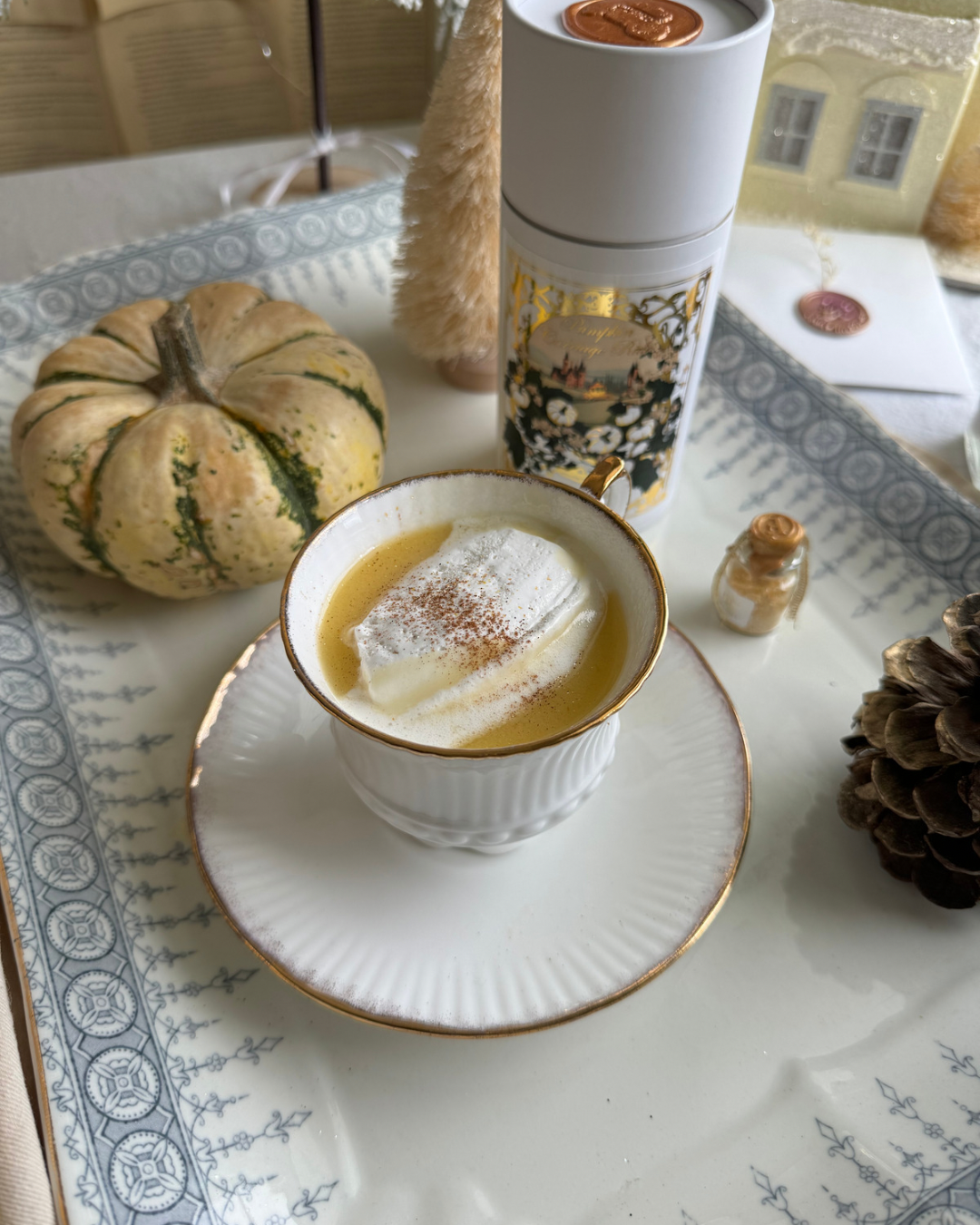 Pumpkin Carriage Ride White Hot Chocolate