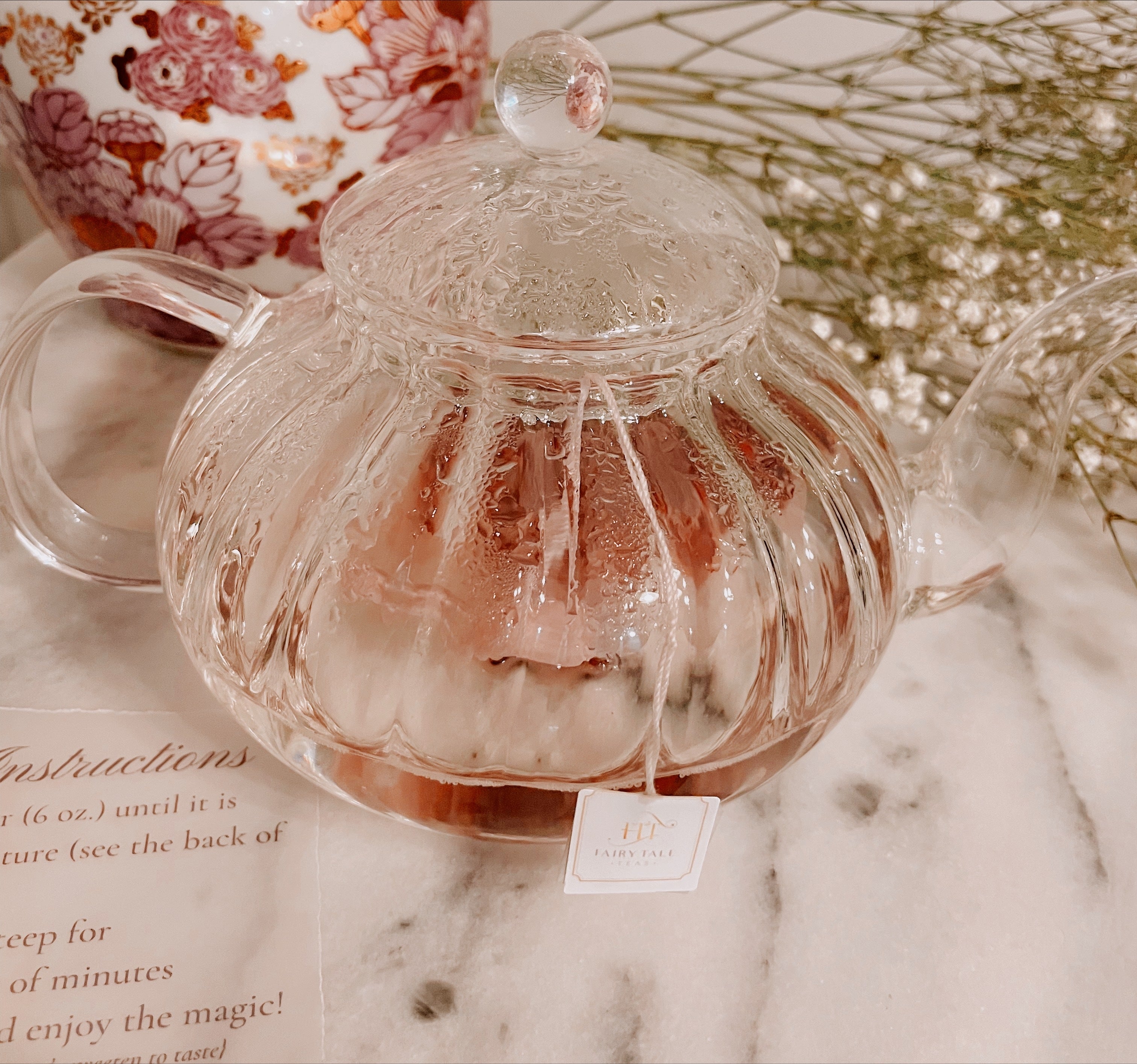 Red Pixie Dust/ edible glitter, tea accessories