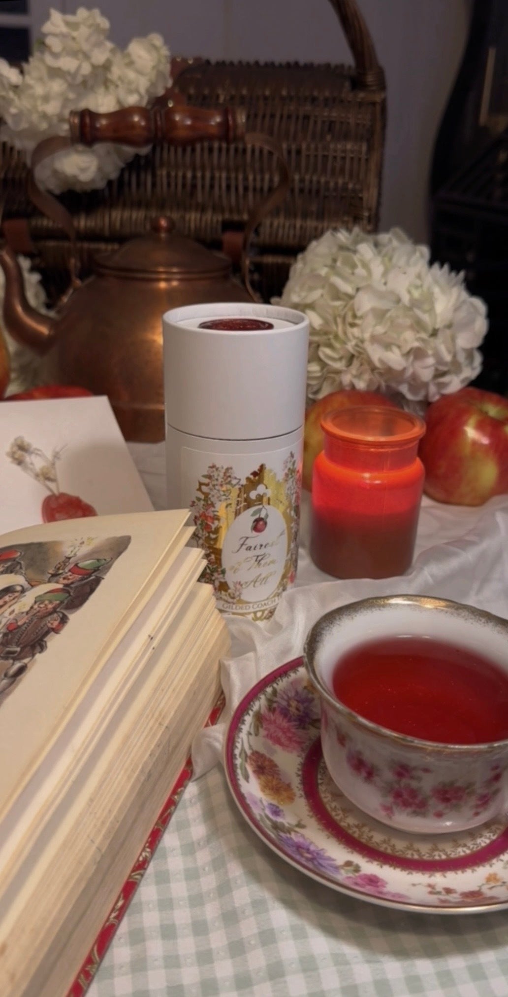 Autumnal painting of Cinderella's carriage