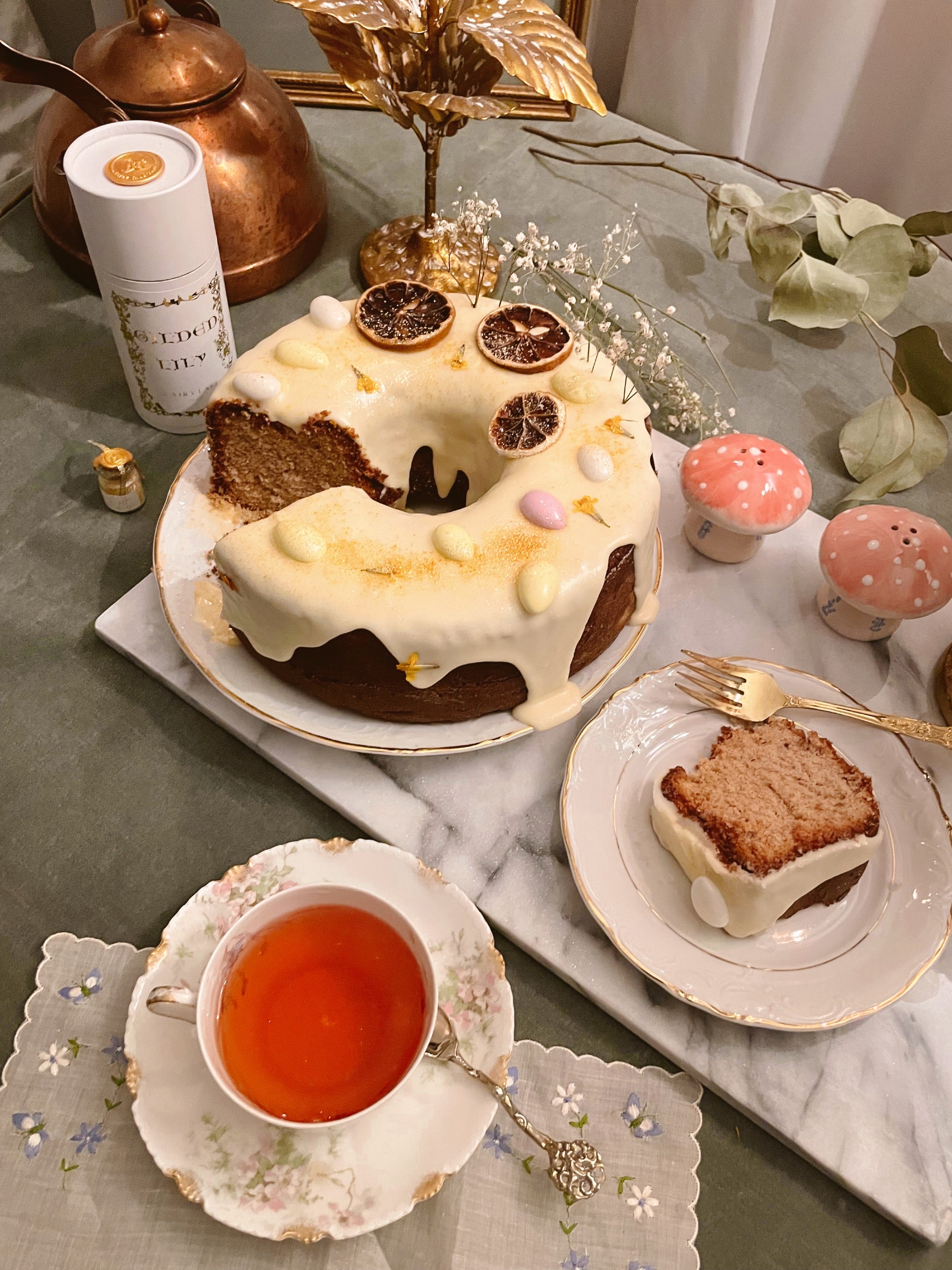 Yellow Lily’s Almond Spice Cake