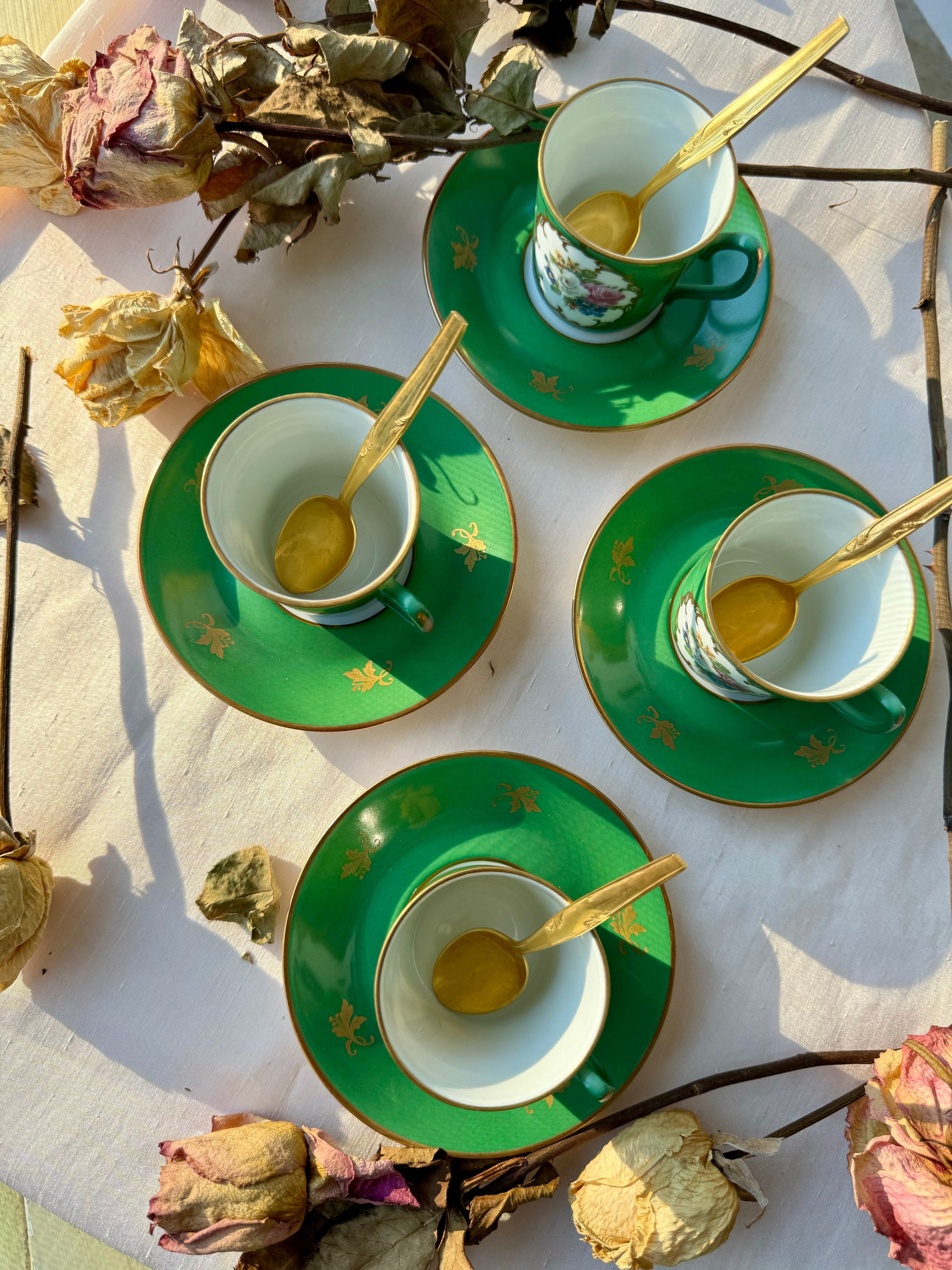 Enchanted Forest Demitasse Teacups