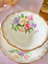 Paragon Sweet Pea Tea Cup and Saucer